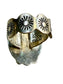 SS NAVAJO "RUNNING BEAR" TURQ BEZEL SAET CTR W/SUN DESIGN BAND SZ 7