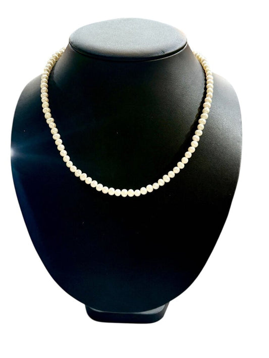 14KT YG 18" FWP NECKLACE