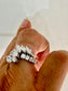 14KT WG 3.25CTTW CUSTOM GRADUATED MARQ W/RB ETERNITY BAND SZ 6.5