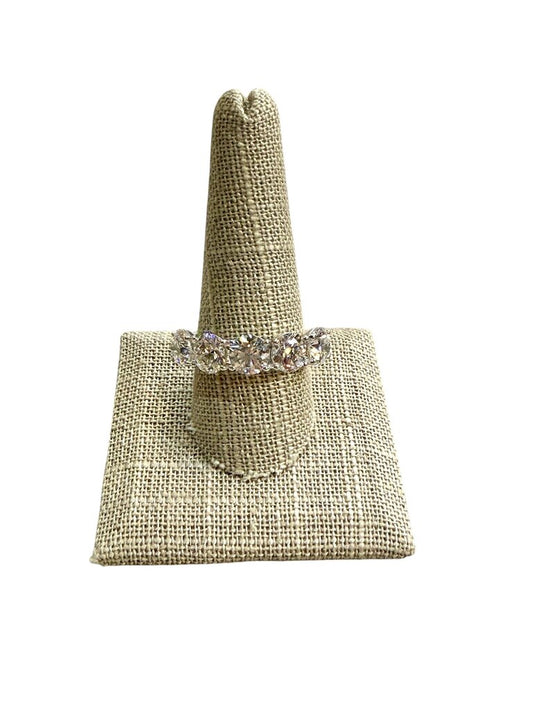 PLAT 6CTTW LAB GROWN DIAMOND BAND W/PAPERS SZ 10