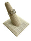 14KT WG 1CT PC CTR W/ 5/8TW DIA ON BAN 1 5/8TW HALO SZ 6.25