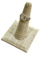 14KT WG 1CT PC CTR W/ 5/8TW DIA ON BAN 1 5/8TW HALO SZ 6.25