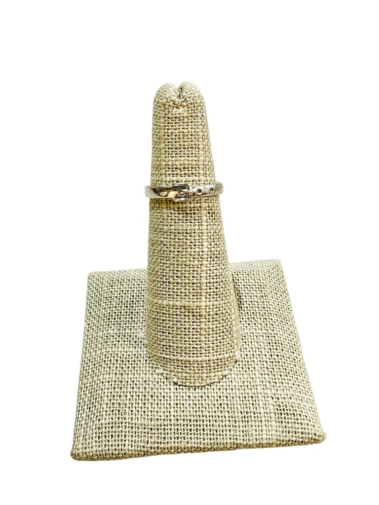 SS BUCKLE RING SZ 5