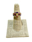 SS MULTI COLOR RING SZ 6