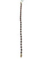 14KT YG PEAR SHAPE GARNET TENNIS BRACELET