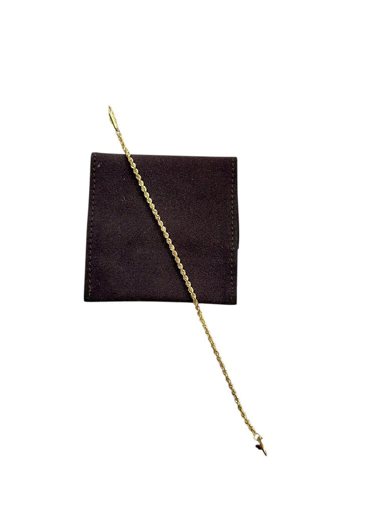 14KT YG ROPE BRACELET