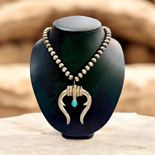 SS NAJA TURQ BEADED NECKLACE