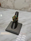 14KT YG STAR SAPPHIRE W/EMERALD CLUSTER STYLE RING SZ 6
