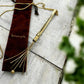 14KT T&CO TWISLER COCKTAIL STIRRER PENDANT ON 22" CHAIN