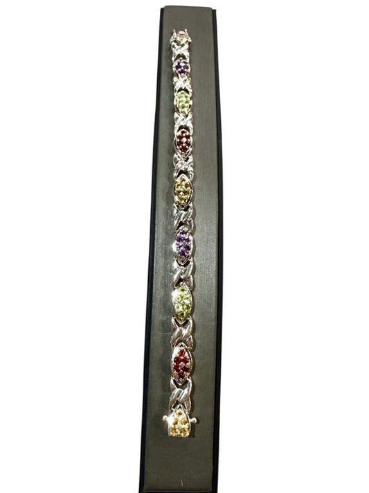 SS MULTI COLOR TENNIS BRACELET