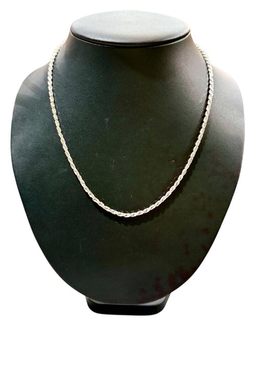 SS 24" ROPE CHAIN W/LOBSTER CLASP