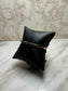 14KT YG NATURAL SAPPHIRE BANGLE BRACELET