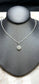 14KT WG 1/3CT CTR W/RB HALO 3/8CTTW ON 16"-18" CHAIN PAPERS