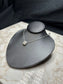 14KT WG 1/2CTTW RB DOUBLE HALO PENDANT ON 16"- 18" CHAIN PAPERS