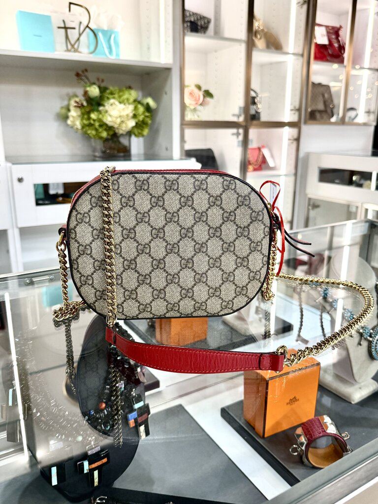 GUCCI GG SUPREME MONOGRAM KING SNAKE CROSSBODY