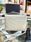 SAINT LAURENT CALF SKIN QUILTED MONOGRAM TOY LOULOU CROSSBODY BAG