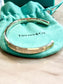 SS TIFFANY&CO SMALL CUFF BRACELET W/BOX