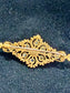 14KT YG OPAL PIN SCROLLING DESIGN