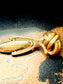 14KT YG DA VINCI STAMPED CUFF LINKS