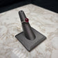 PLAT LARGE OVAL RUBY W/TRILLION CT DIAMONDS