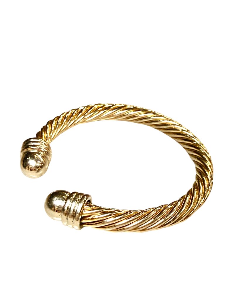 PLATED/TUTONE (LOOKS LIKE DAVID YURMAN) CUFF