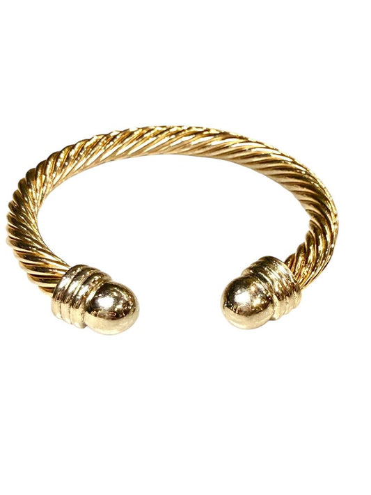 PLATED/TUTONE (LOOKS LIKE DAVID YURMAN) CUFF