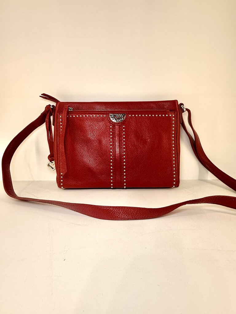 BRIGHTON JAGGER CROSSBODY ORGANIZER RED PRETTY TOUGH