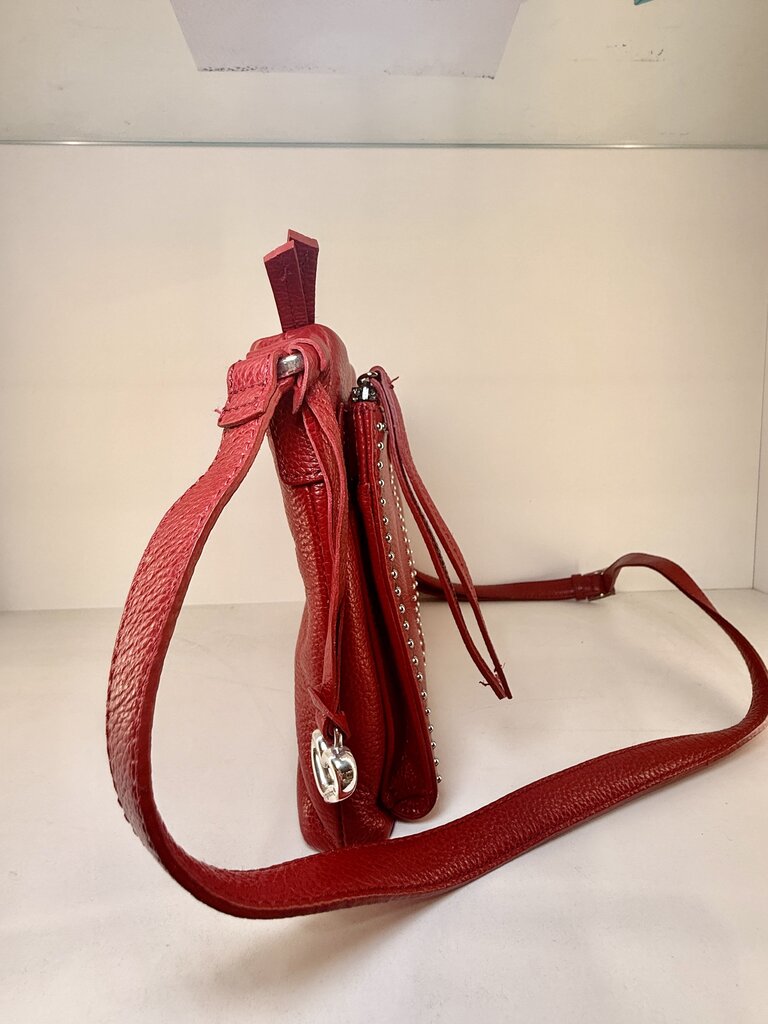 BRIGHTON JAGGER CROSSBODY ORGANIZER RED PRETTY TOUGH