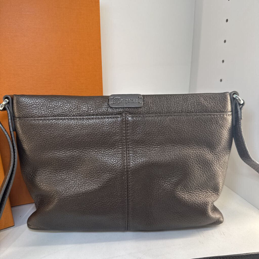 BRIGHTON JAGGER CROSSBODY ORGANIZER BROWN PRETTY TOUGH