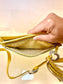 BRIGHTON YELLOW BARBADOS CITY BAG ORGANIZER CROSSBODY