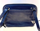 BRIGHTON NAVY JOJO PRETTY TOUGH POBBLE LEATHER CROSSBODY