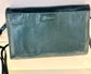 BRIGHTON GREEN/BLUE FLAP CLOSURE SOFT LEATHER CROSSBODY