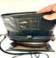 BRIGHTON GREEN/BLUE FLAP CLOSURE SOFT LEATHER CROSSBODY