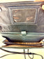 BRIGHTON GREEN/BLUE FLAP CLOSURE SOFT LEATHER CROSSBODY