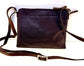 BRIGHTON PURPLE W/BROWN ACCENT SELENA ORGANIZER CROSSBODY WALLET LEATHER HANDBAG