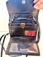 BRIGHTON BLK W/BROWN ACCENT NEPAL ORGANIZER CROSSBODY