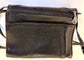 BRIGHTON BLK W/BROWN ACCENT NEPAL ORGANIZER CROSSBODY