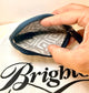 BRIGHTON BLUE LEATHER COIN PURSE