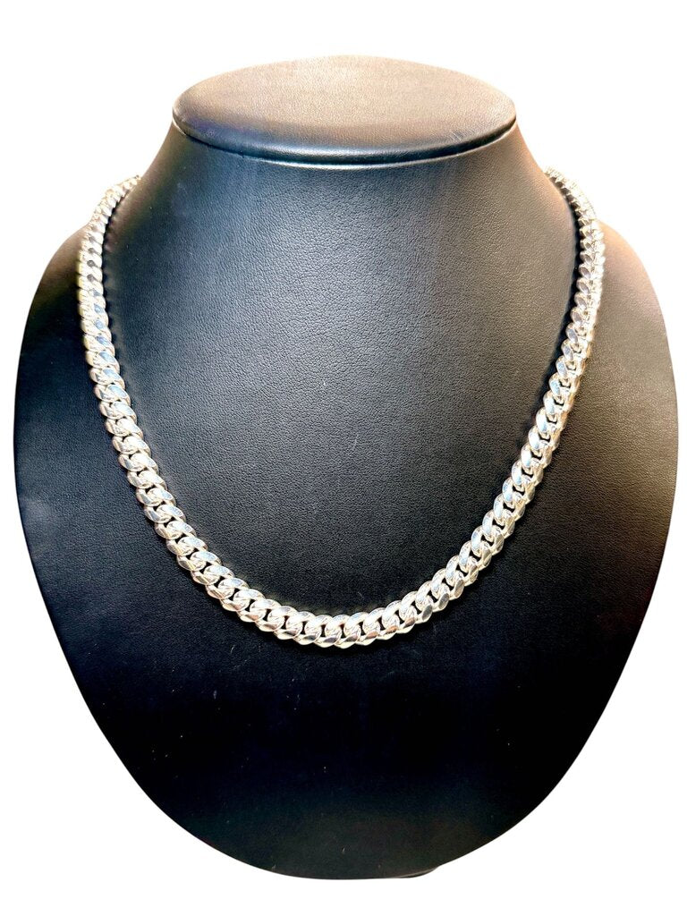 SS 7.8MM 22" CUBAN LINK CHAIN