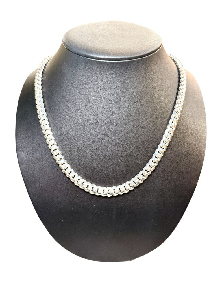 SS 7.8MM 22" CUBAN LINK CHAIN
