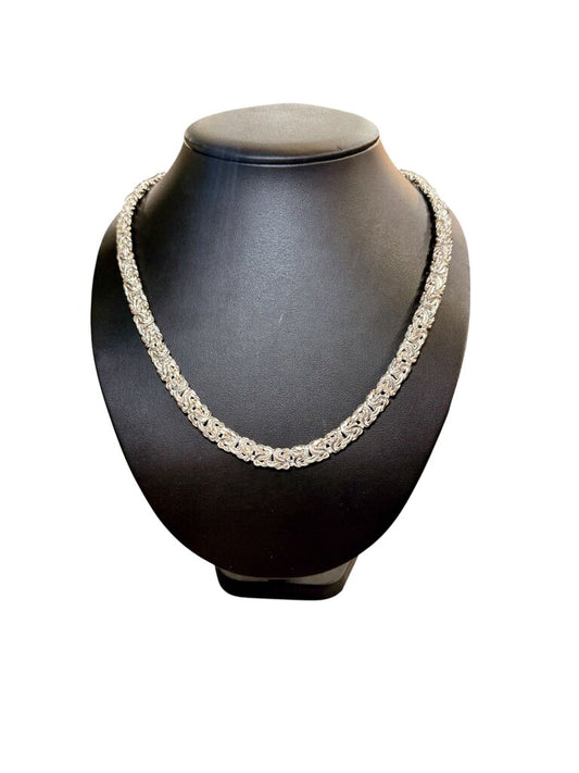 SS 9.4MM 24" FLAST BYZANITE CHAIN