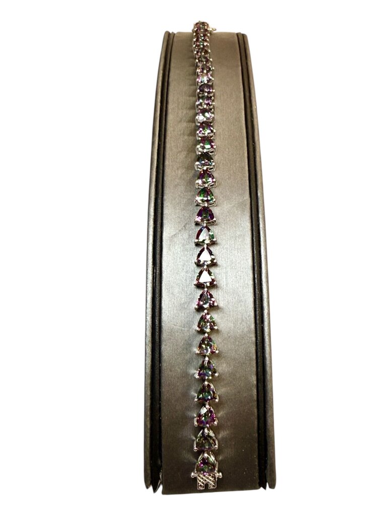 SS TRILLION MYSTIC TOPAZ TENNIS BRACELET