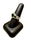 SS PPF CHROME DIOPSIDE RING SZ 8