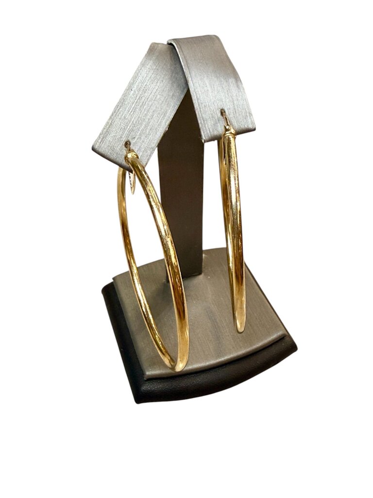 SS/GP 2IN HOOP EARRINGS