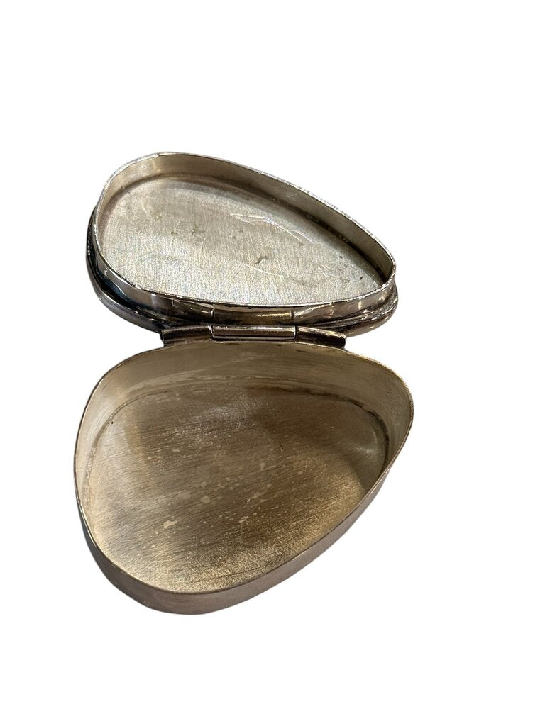 SS TRINKET BOX NATURAL STONE
