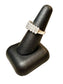 SS TRIPPLE ROW GRADUATED CZ RIGN SZ 7