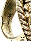SS TURQ CORAL BEAR CLAW NAVAJO RING SZ 9