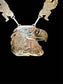 SS FLOYD BECENTI EAGLE PENDANT W/MEN W/FEATHER DANCERS NECKLACE