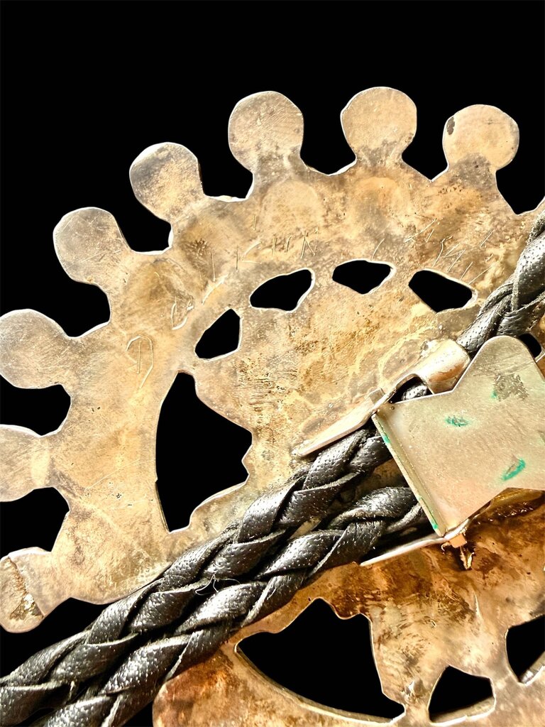 SS ZUNI TURQ INLAY BOLO TIE