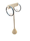 SS IN/OUT HOOPS BLUE DIAMOND